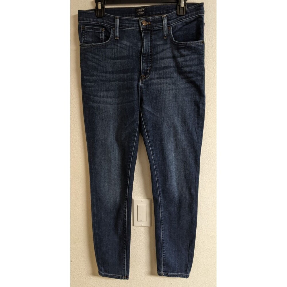 J.CREW Factory High Rise Skinny Cotton Blend Ankle Jeans 30" X 27"